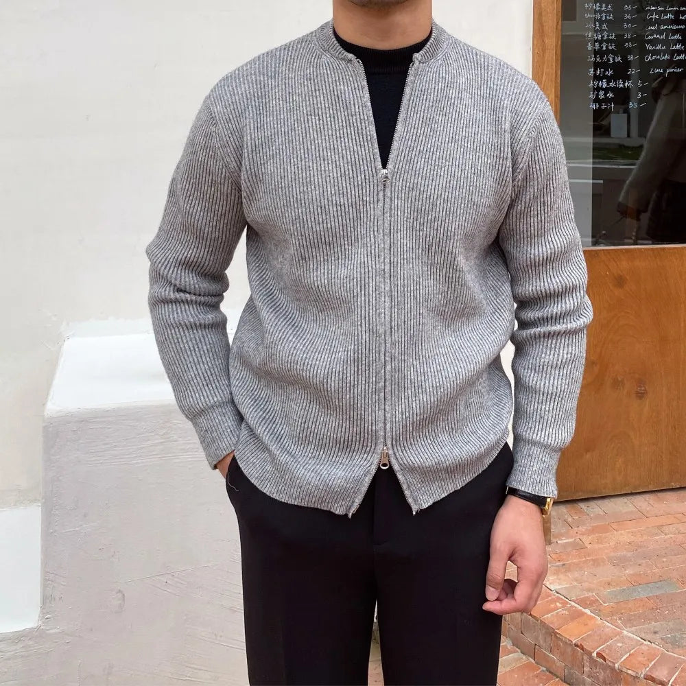 STOCKHOLM ZIP-UP SWEATER